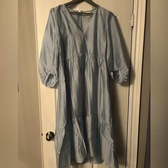 Worn once Club Monaco Easy Midi Tiered Dress - Picture 5 of 8